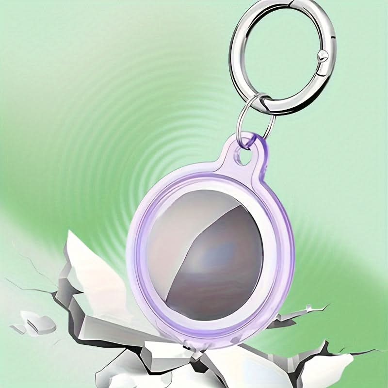 Waterproof TPU AirTag Case with Keychain