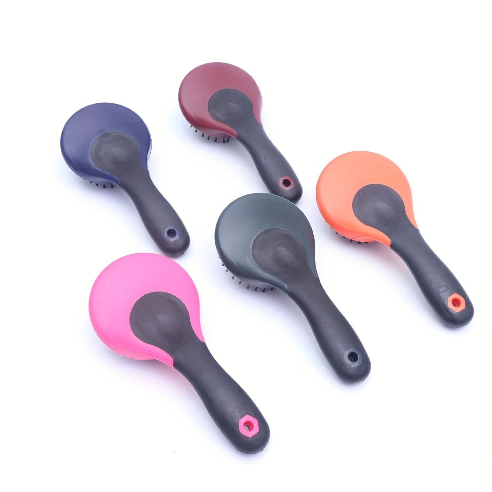 Long-Handled Horse Grooming Comb with Soft Grip