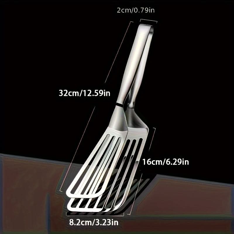 Premium Stainless Steel Serving Tongs for Kitchen