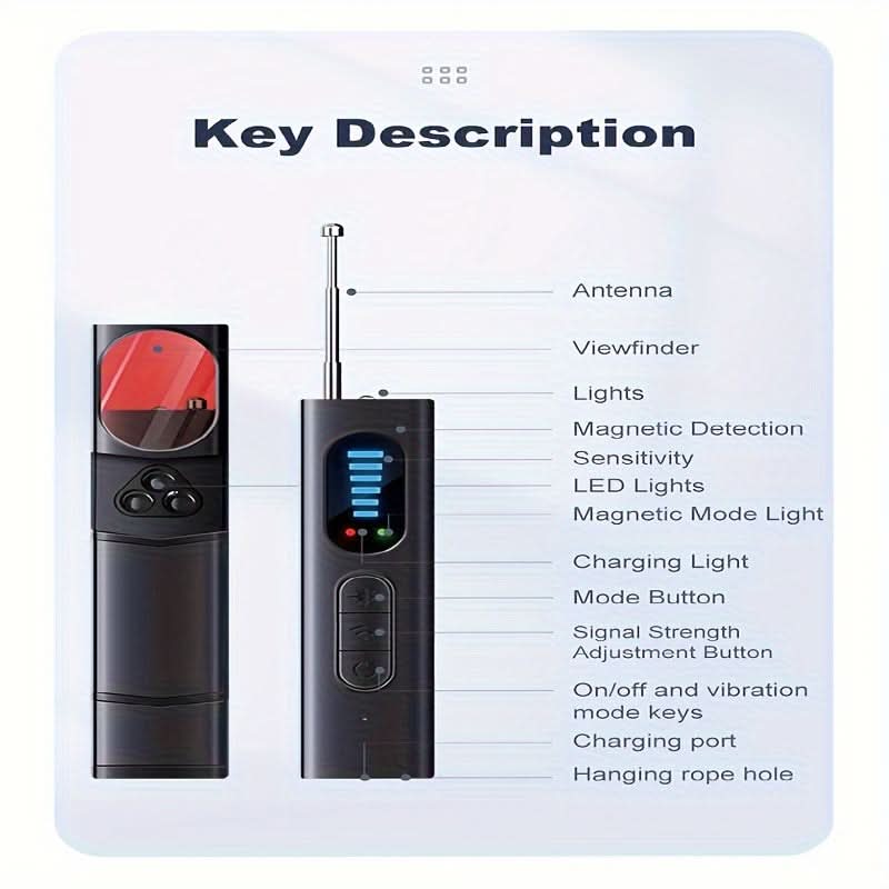 T15 Anti-Spy Camera & GPS Tracker Finder