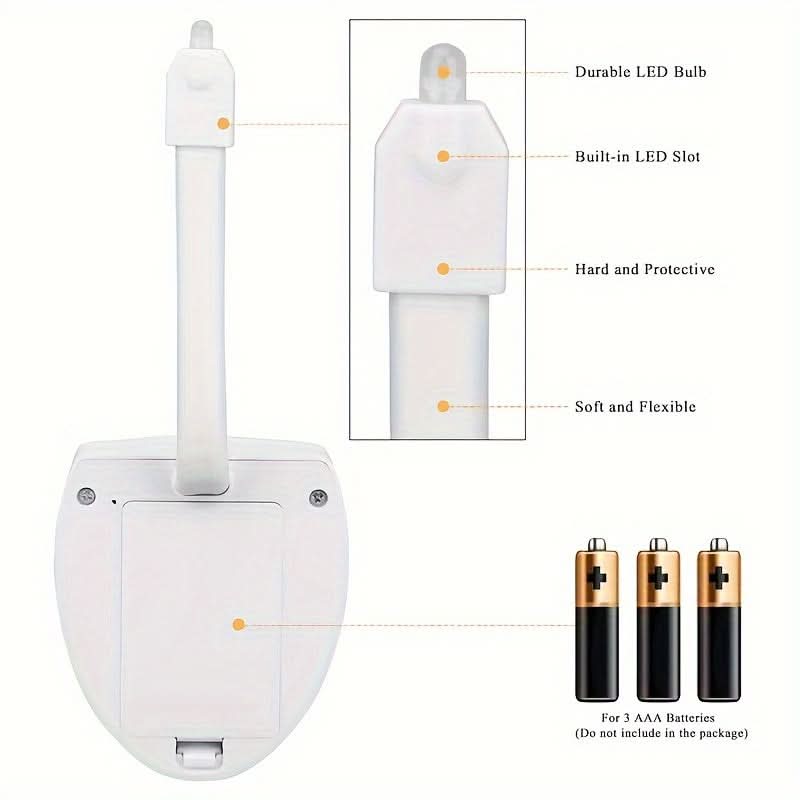 Motion Sensor LED Toilet Night Light, 16 Colors