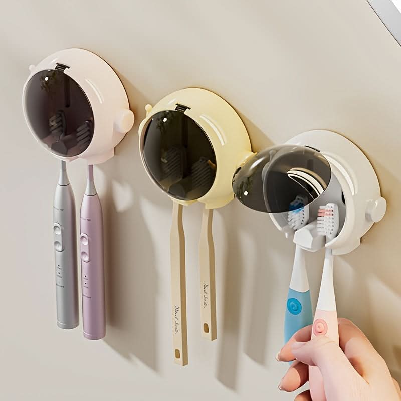 Wall-Mounted Astronaut Electric Toothbrush Holder