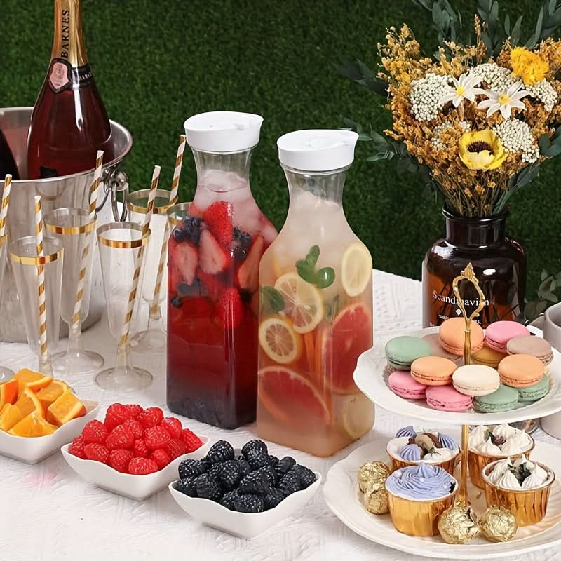 50.72oz Large Clear Plastic Storage Bottle