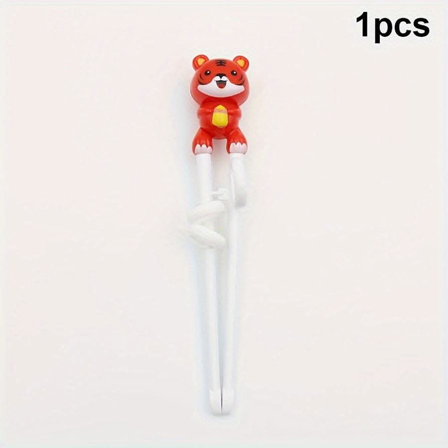 Dinosaur-Shaped Training Chopsticks For Kids - Reusable, Easy-Grip Learning Helpers For Ages 3-6