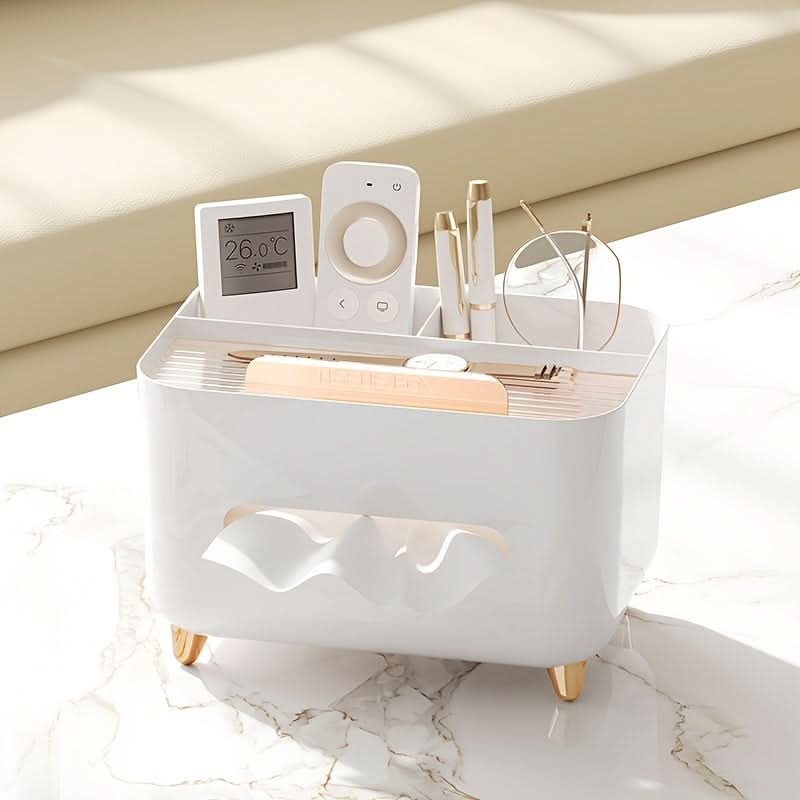 Luxury Multi-Functional Tissue Box & Organizer