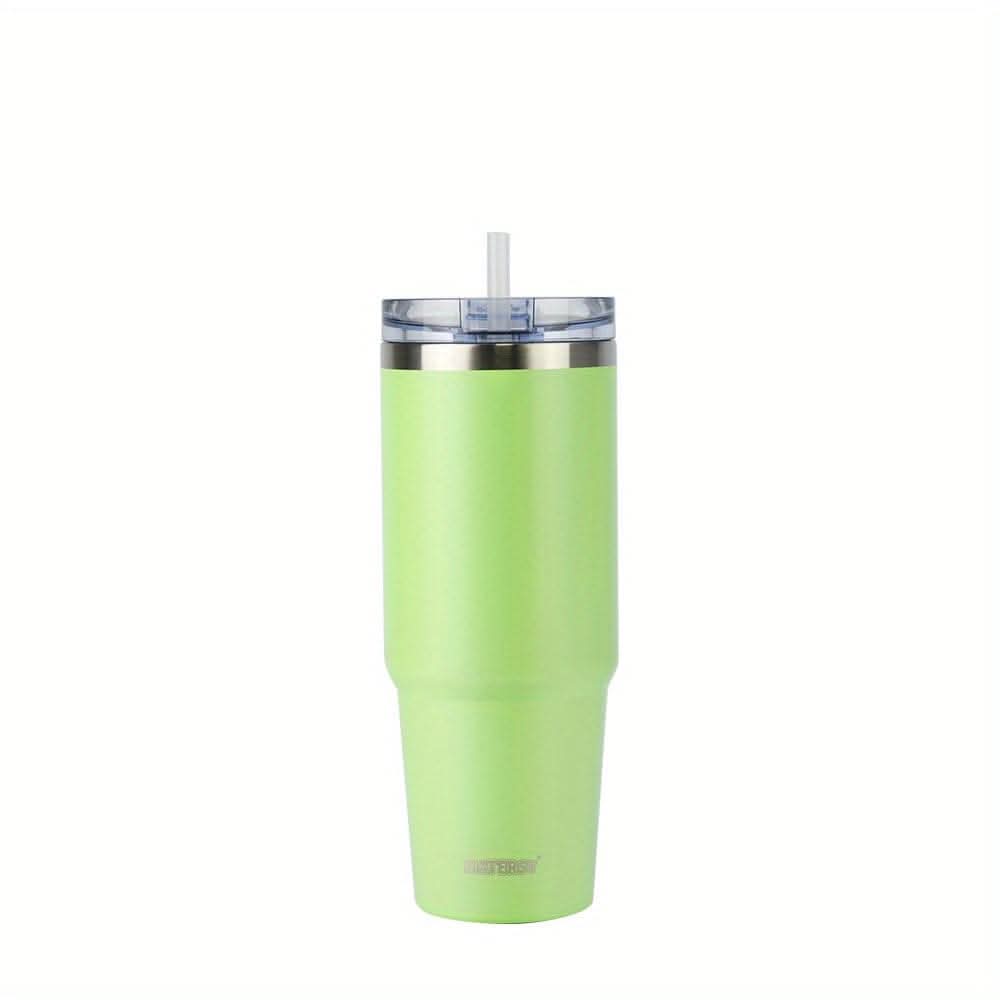 30oz Stainless Steel Tumbler with Straw