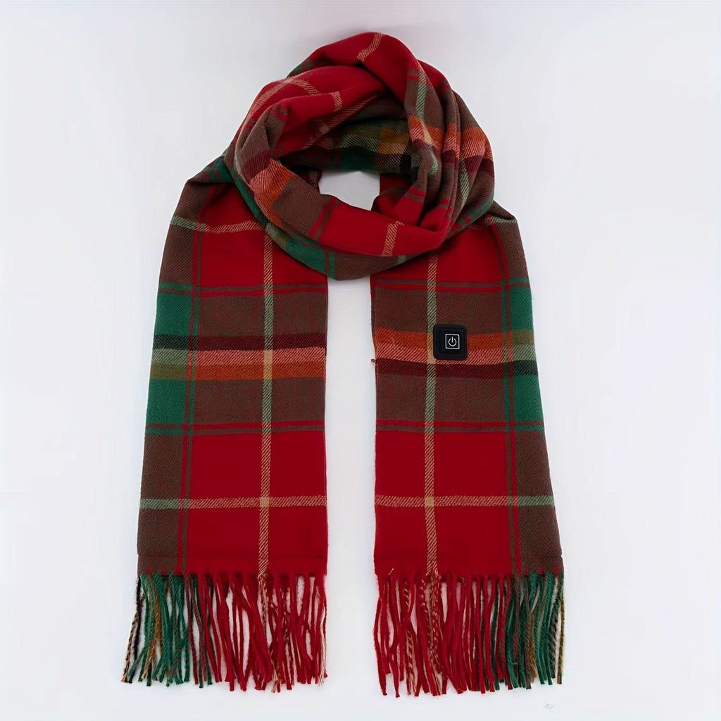USB Heated Scarf for Women - 3 Adjustable Heat Levels