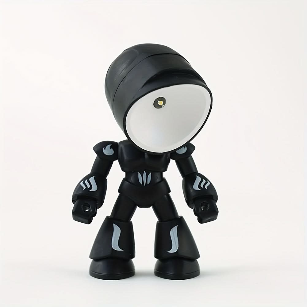 Robot Night Light – LED Desk Lamp, Cute Cartoon Design