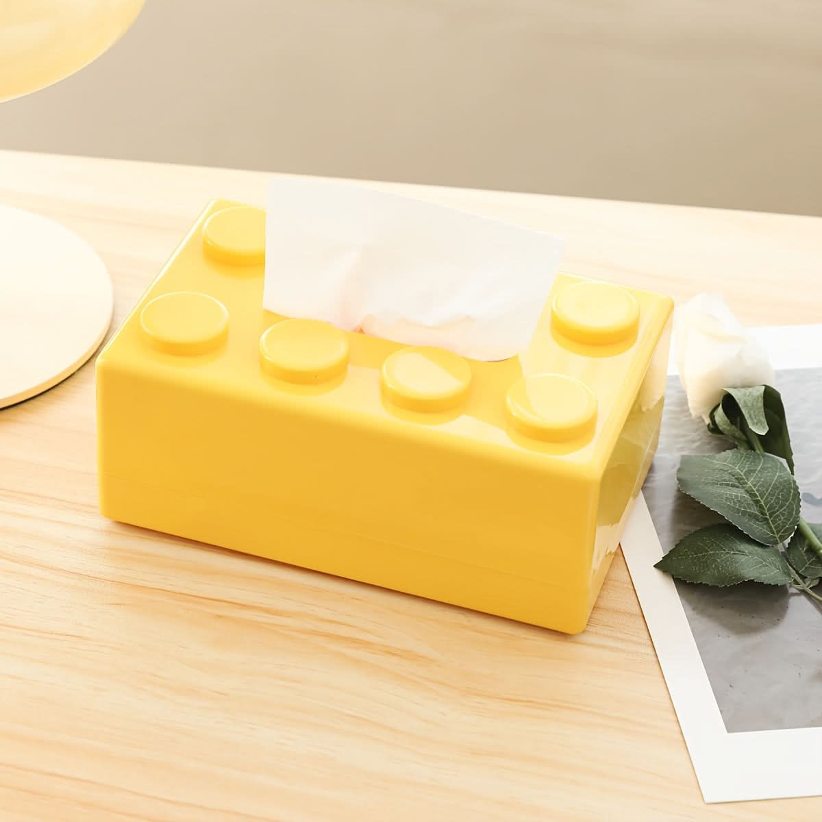 Decorative Wall-Mounted Tissue Box Holder