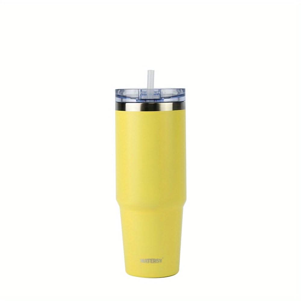 30oz Stainless Steel Tumbler with Straw