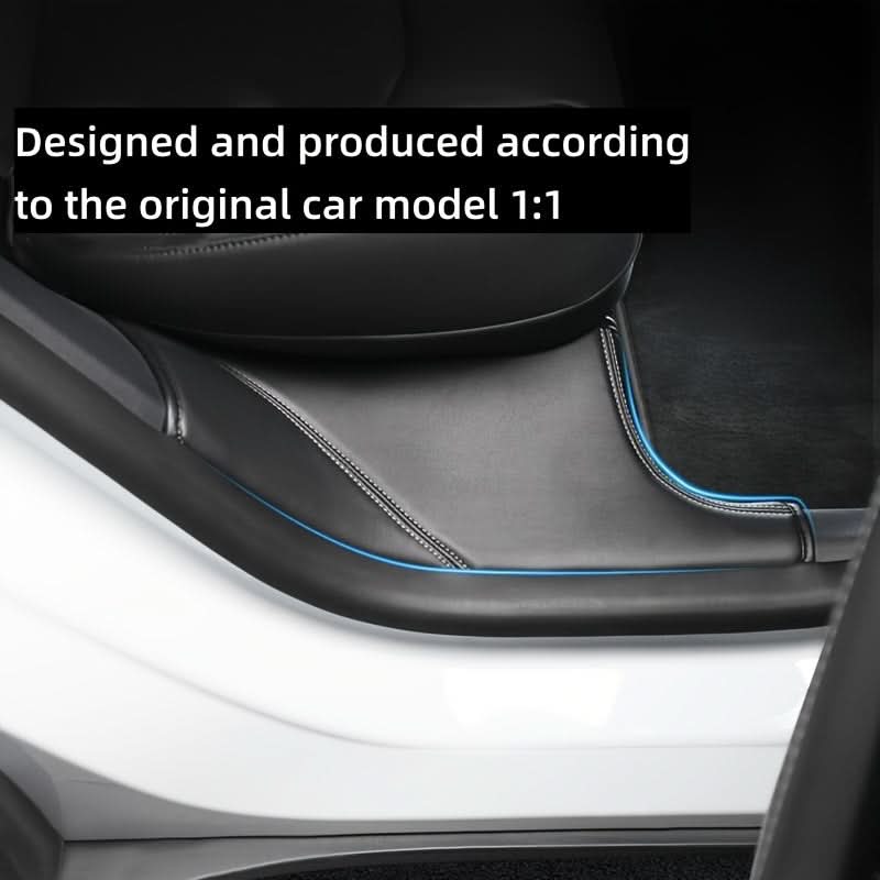 PU Leather Rear Seat Threshold Protector