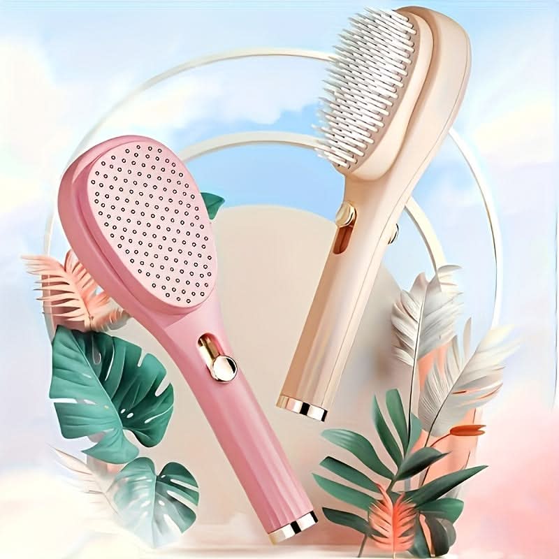 Anti-Static 360° Surround Hairbrush – Portable & Detachable Design