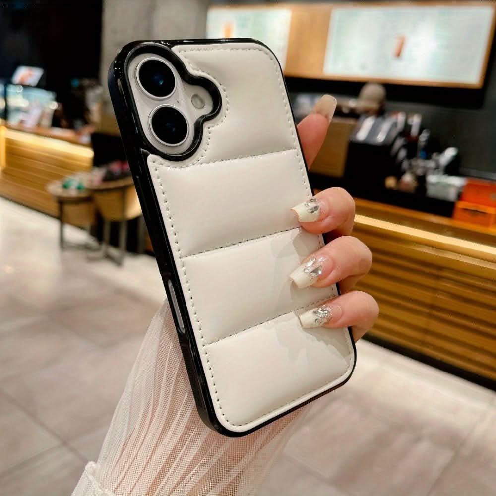 3D Down Jacket Silicone iPhone Case