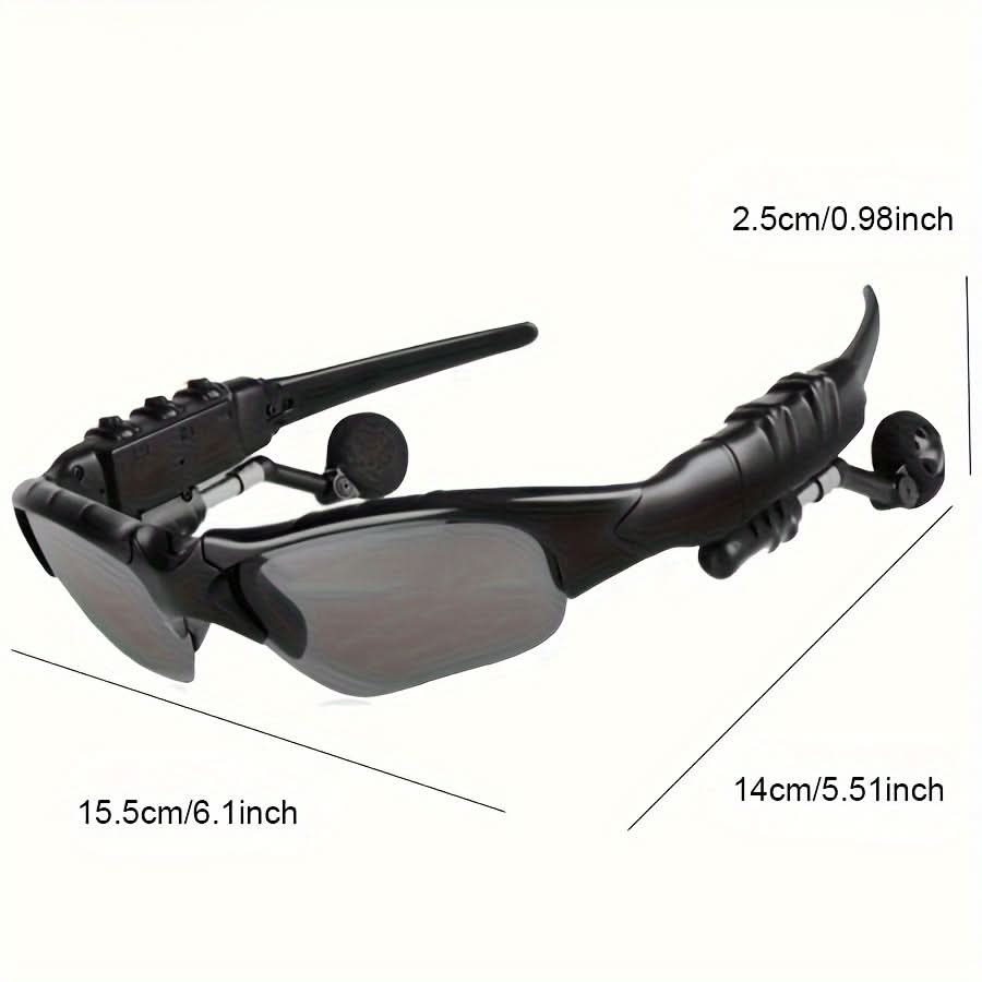 Smart Driving Glasses with Stereo Wireless Headphones – Music on the Move