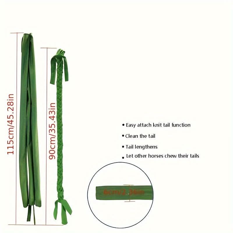 Nylon Horse Tail Wrap Braids