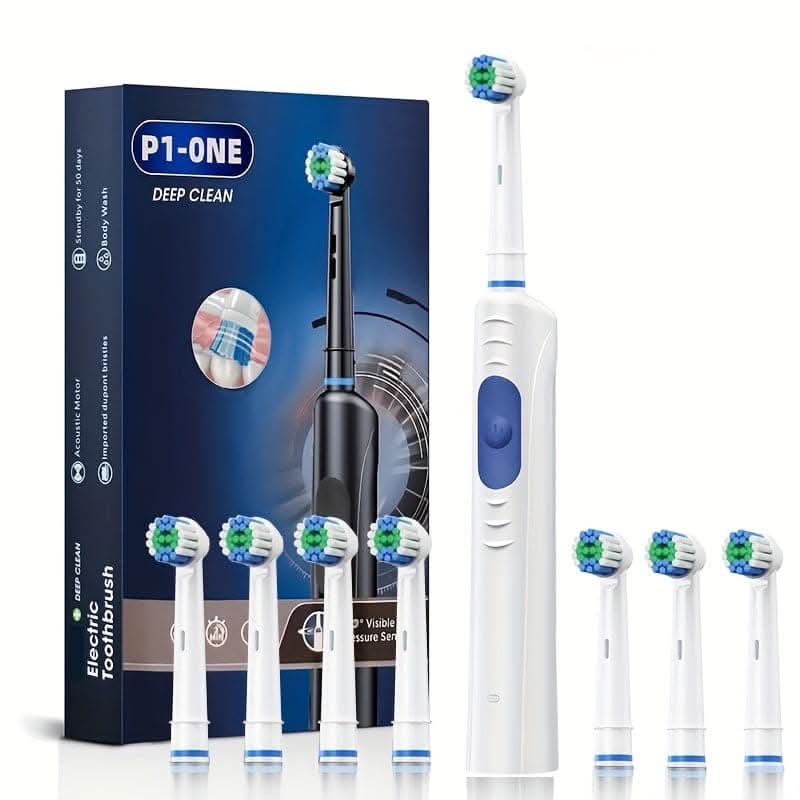 Rechargeable Electric Toothbrush for Adults– 36V Deep Cleaning, USB Charging