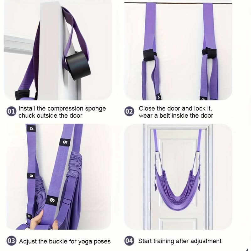 Pro Flex Yoga Stretching Rope - Premium Fitness Training Band