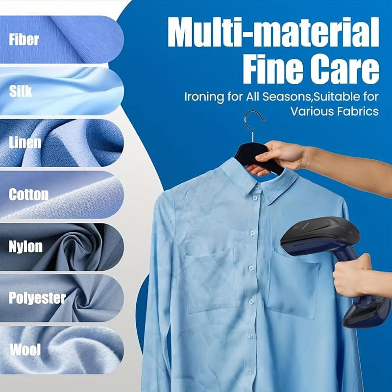 1200W 2-In-1 Steamer & Iron – Handheld Wrinkle Remover for Home & Travel