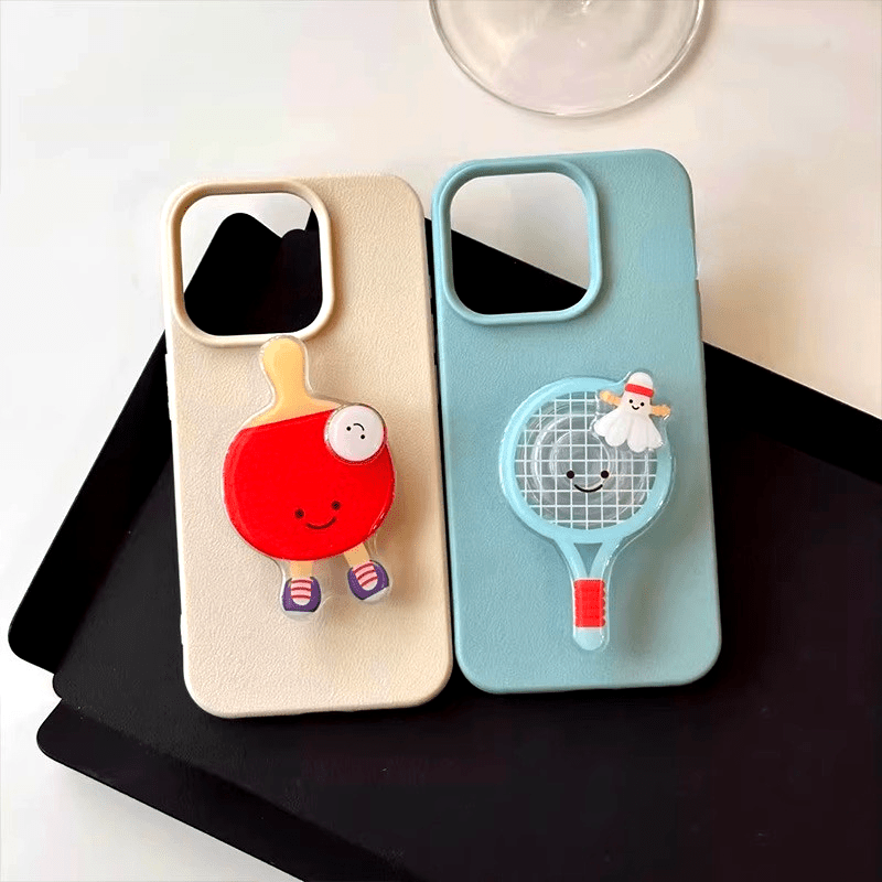Candy Color Cartoon iPhone Case with Stand