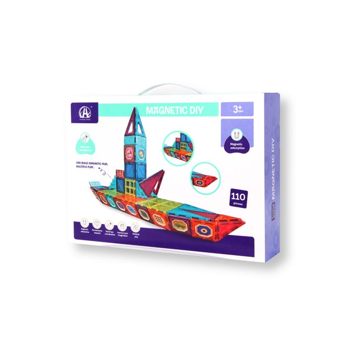Magnetic Diy Building Block Set 110Pcs