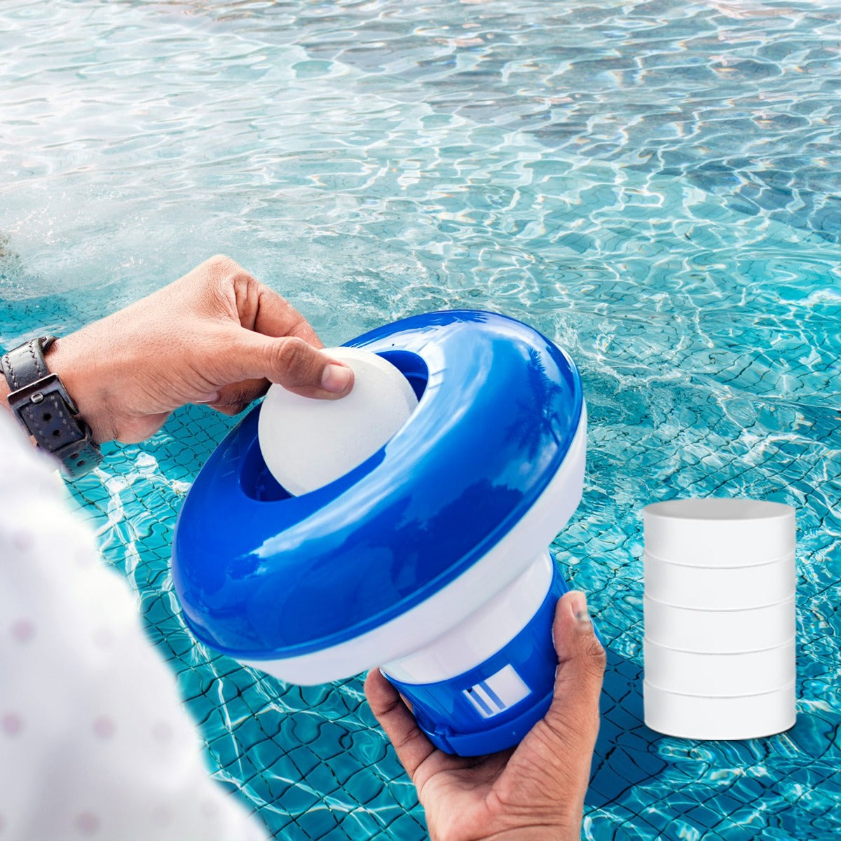 Pool Cleaning Chlorine Tablet 1kg Pack