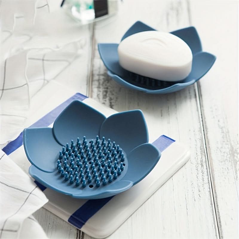 Lotus Design Silicone Soap Box – Stylish & Functional