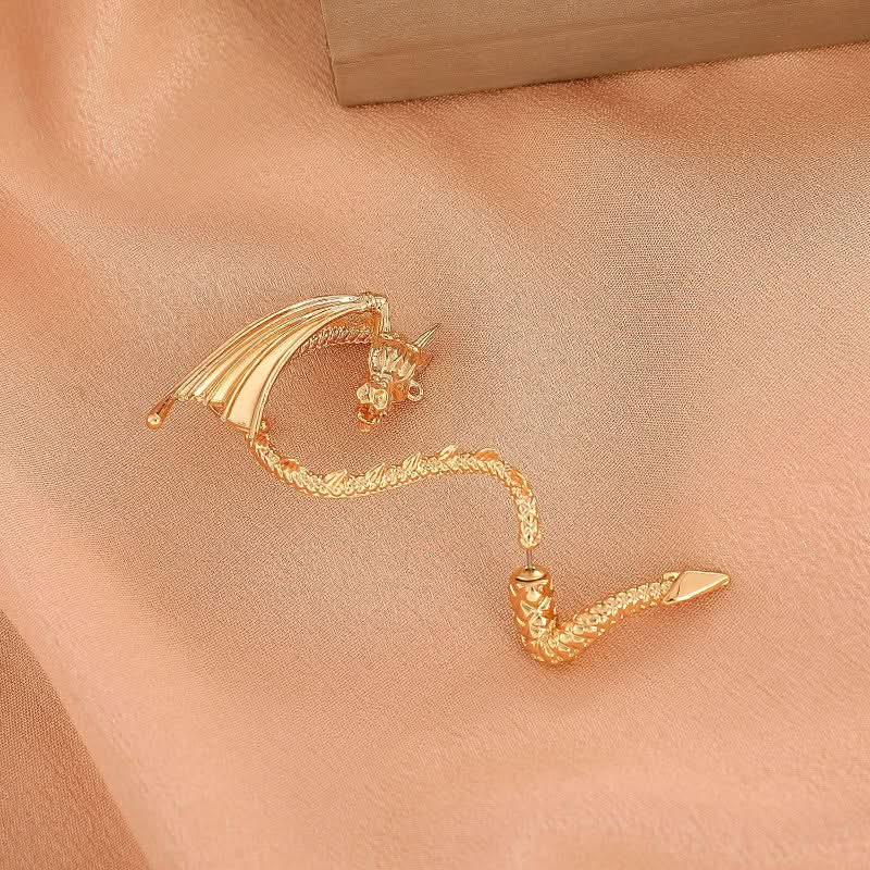 Punk Flying Dragon Ear Cuff Earring