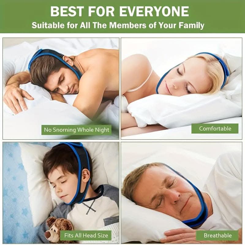 Snoring Relief Chin Strap for Men & Women – Anti Snoring Solution