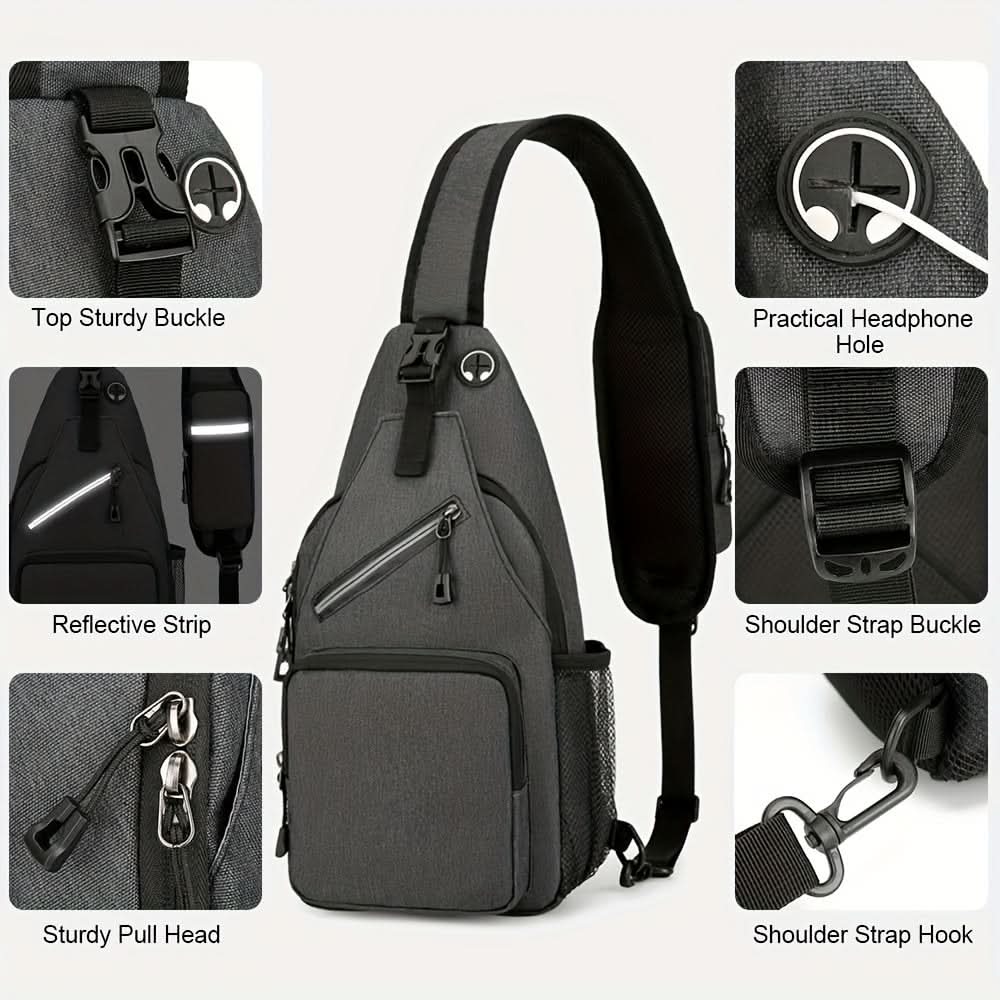 Waterproof Crossbody Bag for Hiking and Travel