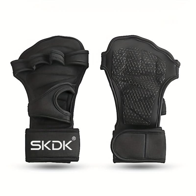 Premium Fitness Gloves with Wrist Support – Non-Slip Grip, Hook-and-Loop Closure