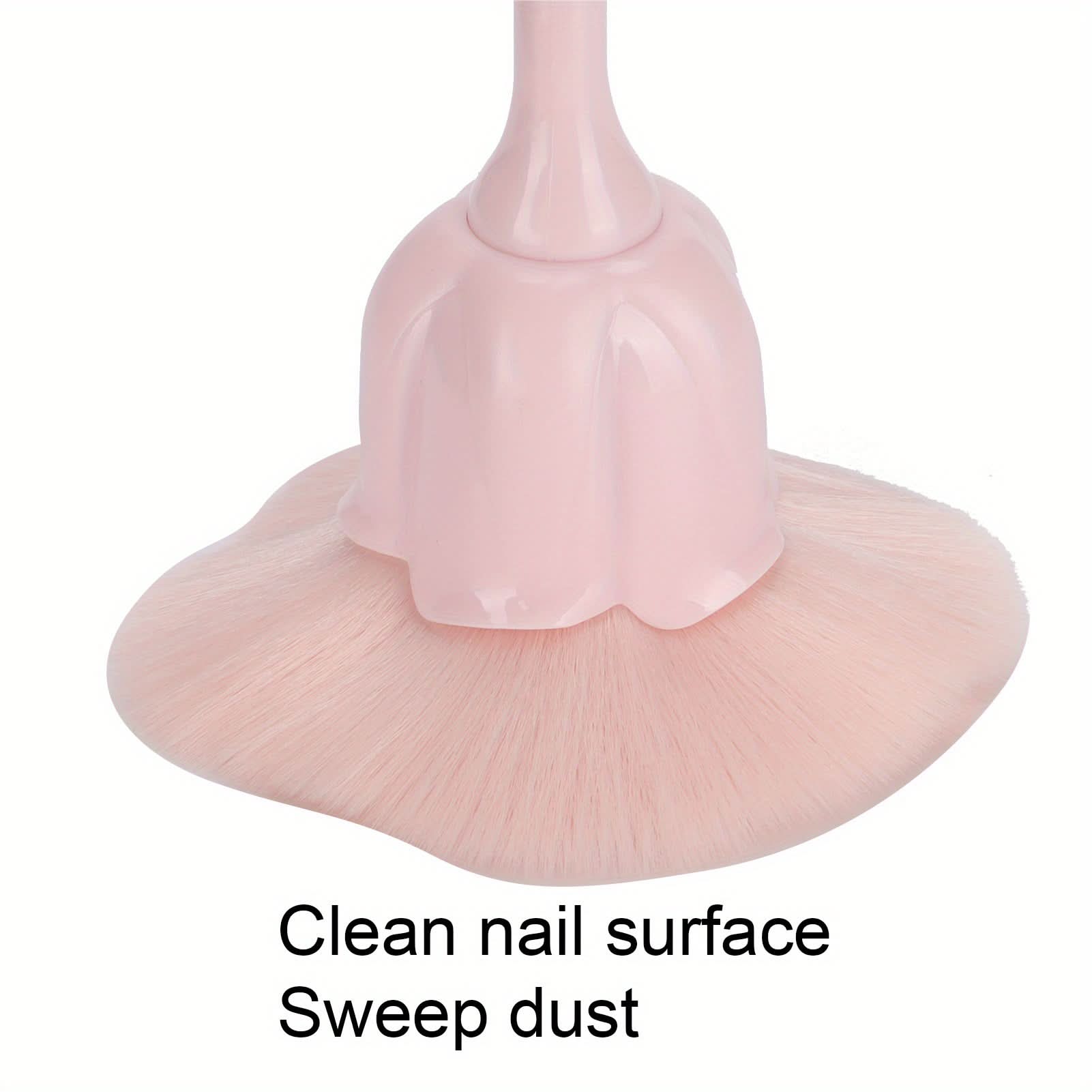 Soft Rose Makeup & Nail Art Brushes Set