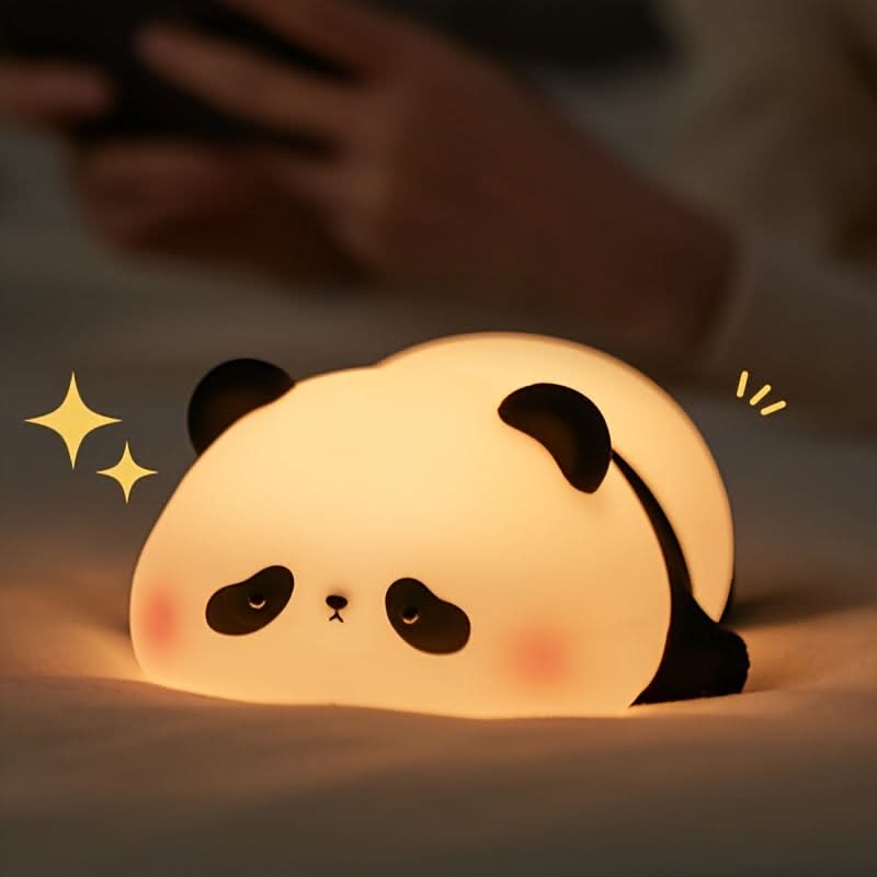Silicone Pat Lamp - LED Bedside Night Light with Charging Function