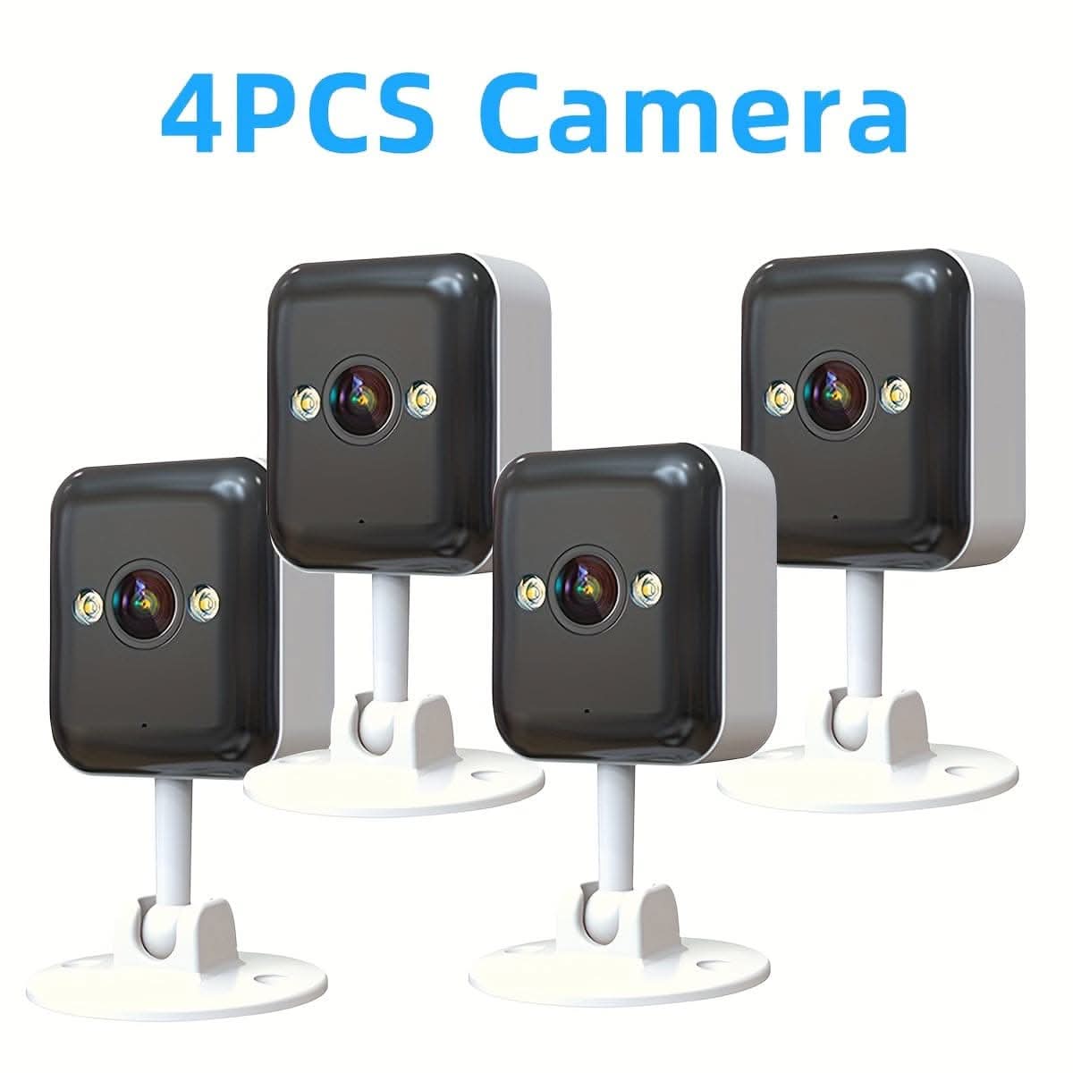 4-Piece 1080P Full HD Wireless Security Camera System