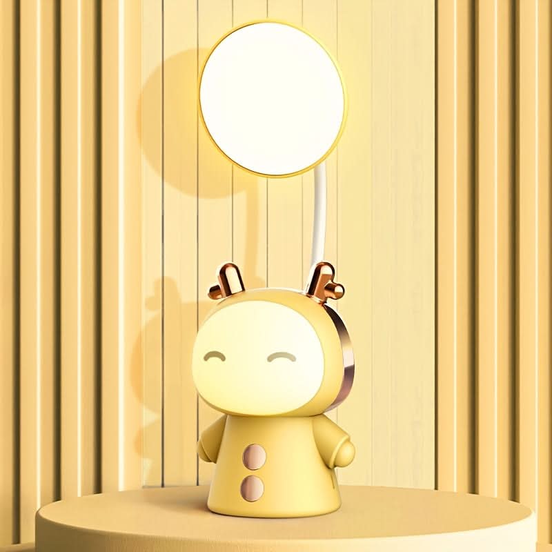 Adorable Doll Table Lamp – Foldable, USB Rechargeable, Dimmable Light