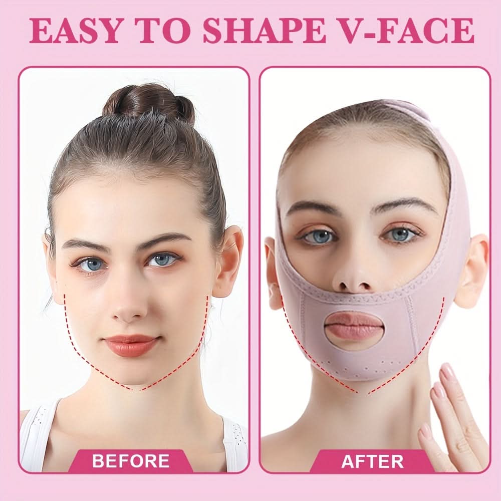 V-Face Sculpting Belt - Ultra-Thin Breathable Lifting Mask for Women