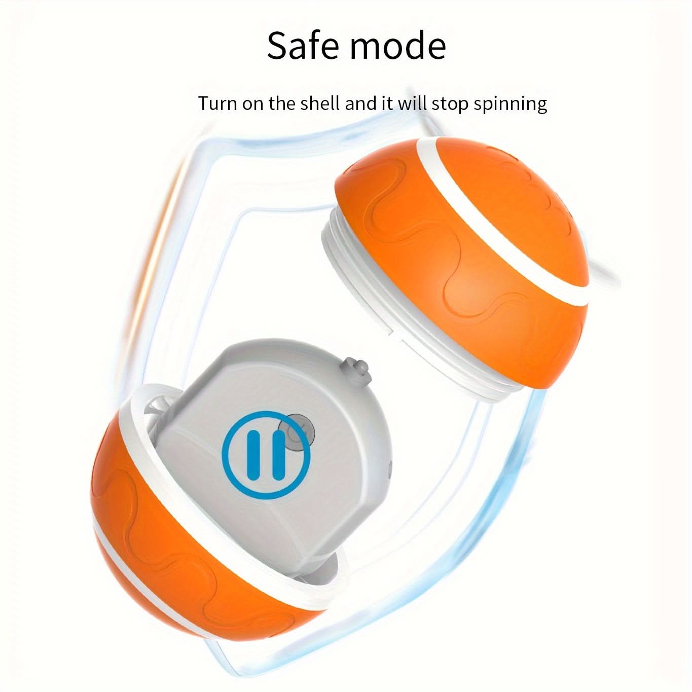 USB Rechargeable Interactive Pet Ball - Jumping & Rolling Modes
