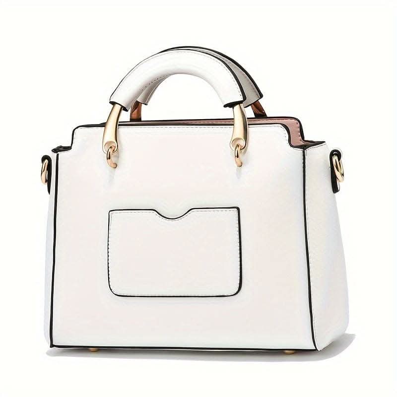 Versatile Faux Leather Shoulder & Crossbody Purse For Women