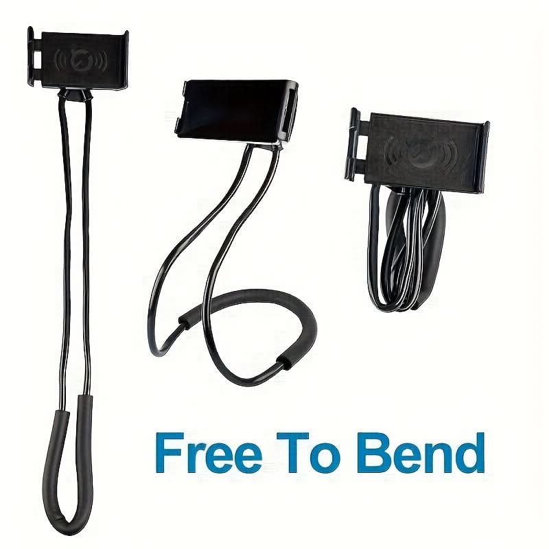 360° Adjustable Neck Phone Holder, 70cm Extension