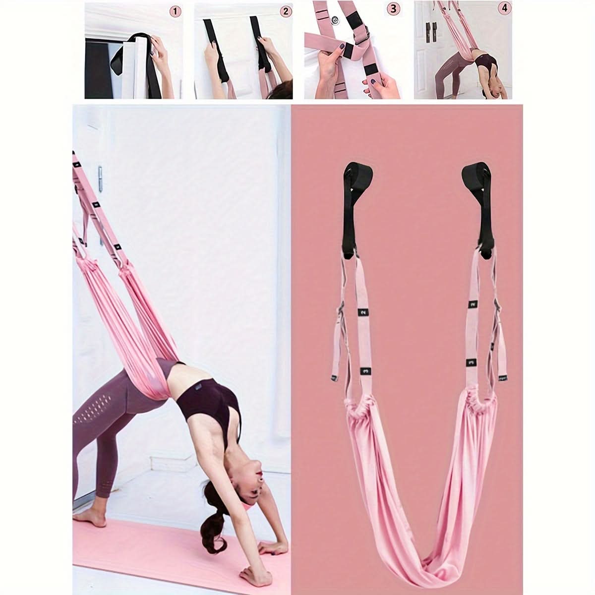 Pro Flex Yoga Stretching Rope - Premium Fitness Training Band
