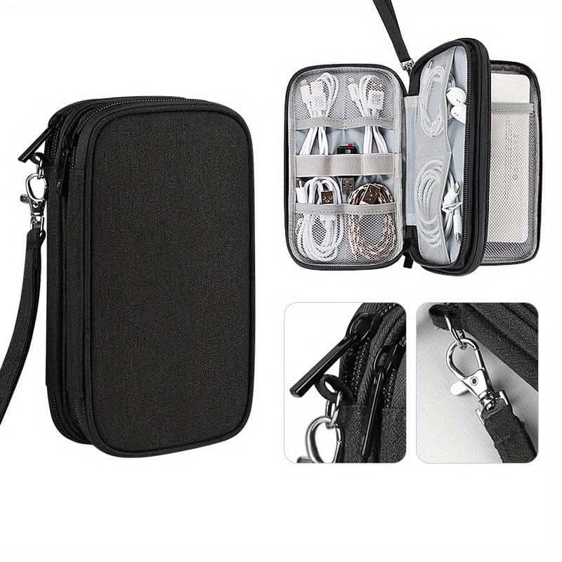 Compact Gadget Organizer Bag for Travel