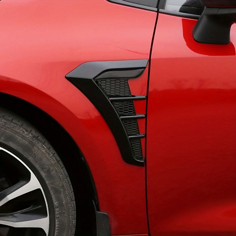 Universal Car Fender Decorative Stickers – High-Gloss Resin Side Vent Labels