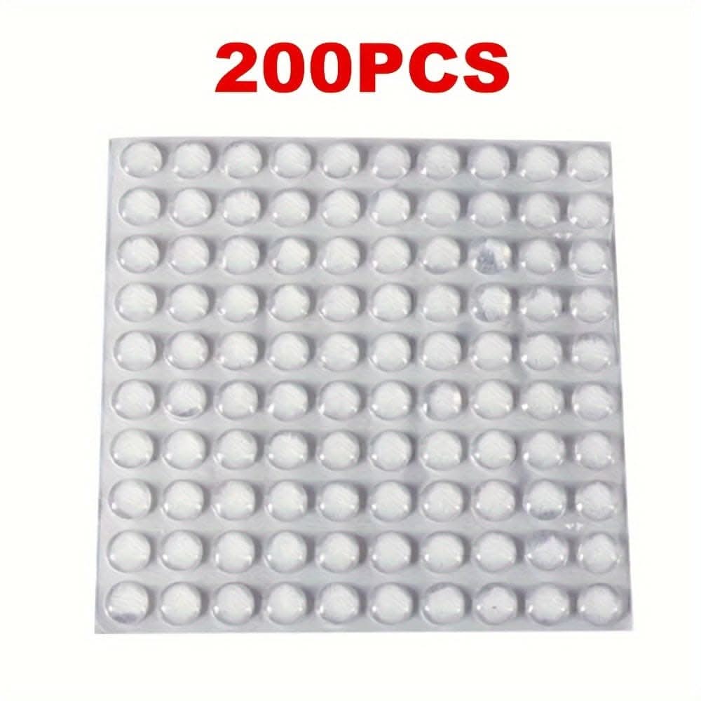 Self-Adhesive Clear Rubber Feet – Noise Dampening Buffer Pads