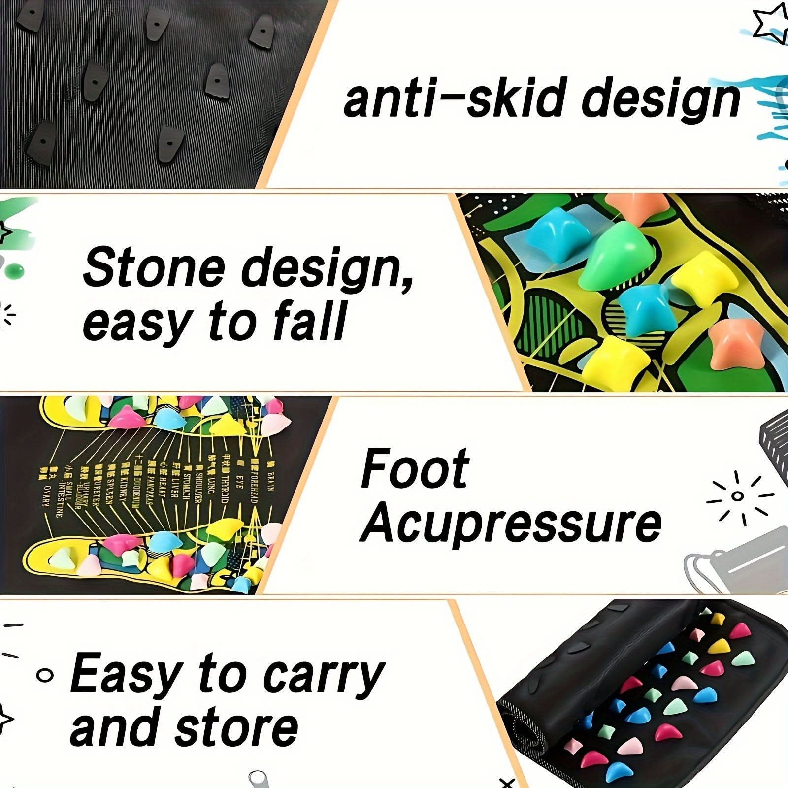 Comfort Foot Massage Mat for Acupressure Relief