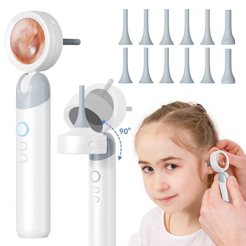 4-in-1 Smart Ear & Nose Camera – HD Endoscope with 90° Rotating Lens
