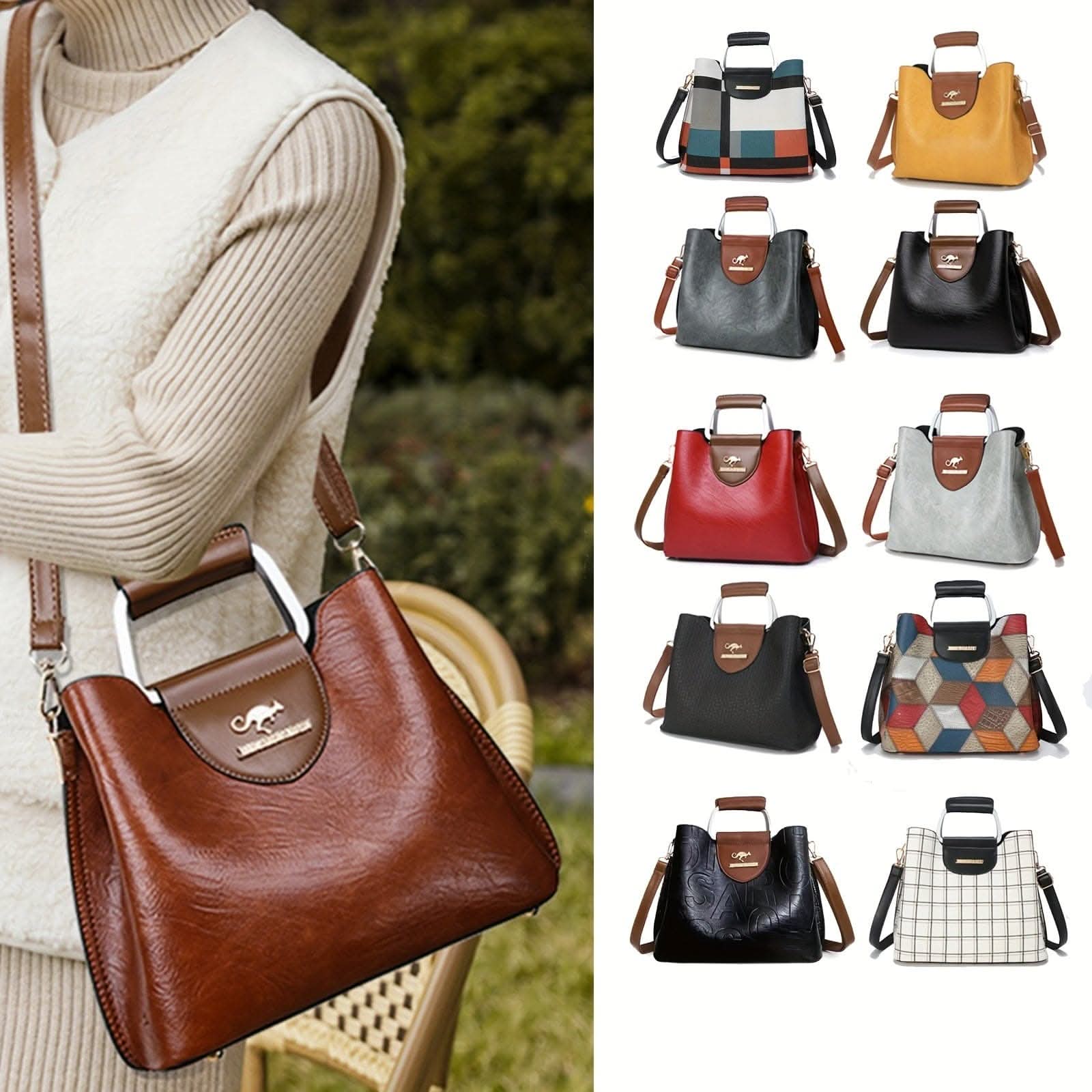 Women's Retro Style Handbag- Shoulder Purse For Daily Use
