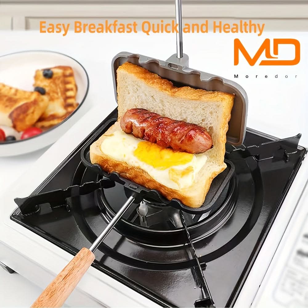 Non-Stick Double-Sided Sandwich Maker Grill
