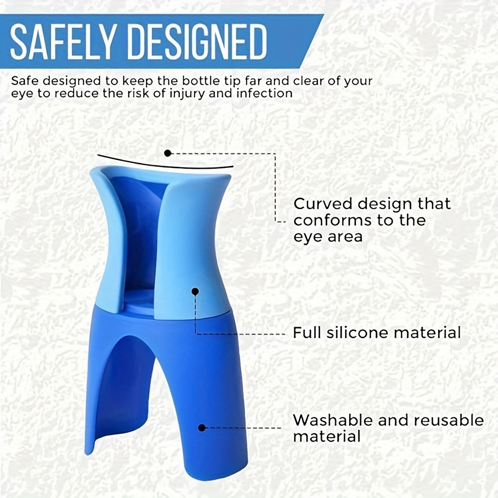 Portable Hypoallergenic Eye Drop Applicator – Reusable, Travel-Friendly Design for All Ages