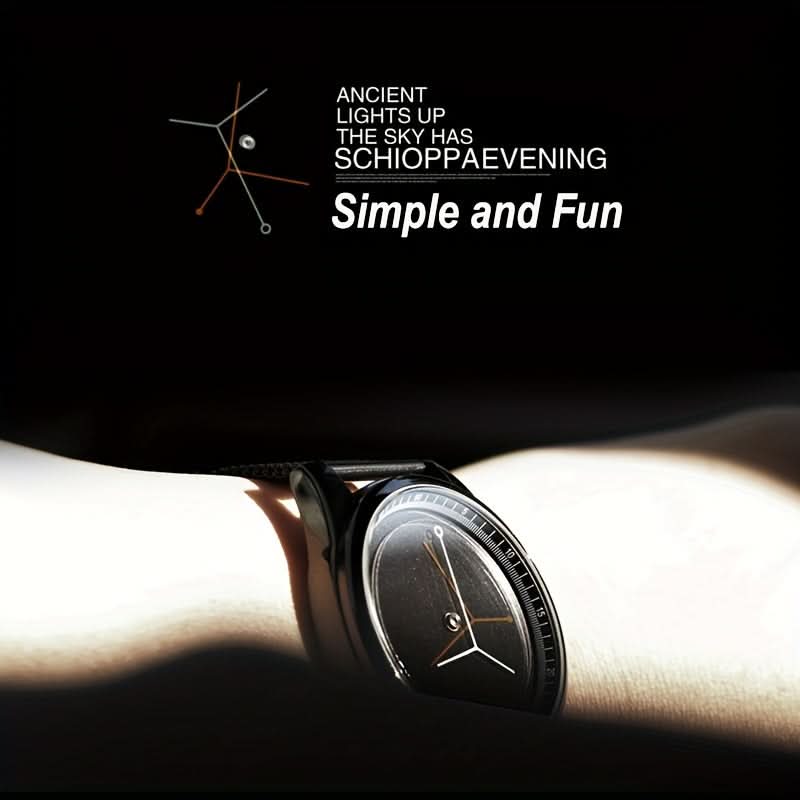 Unisex Funky Digital Stainless Steel Watch – No-Pointer Quartz Wristwatch