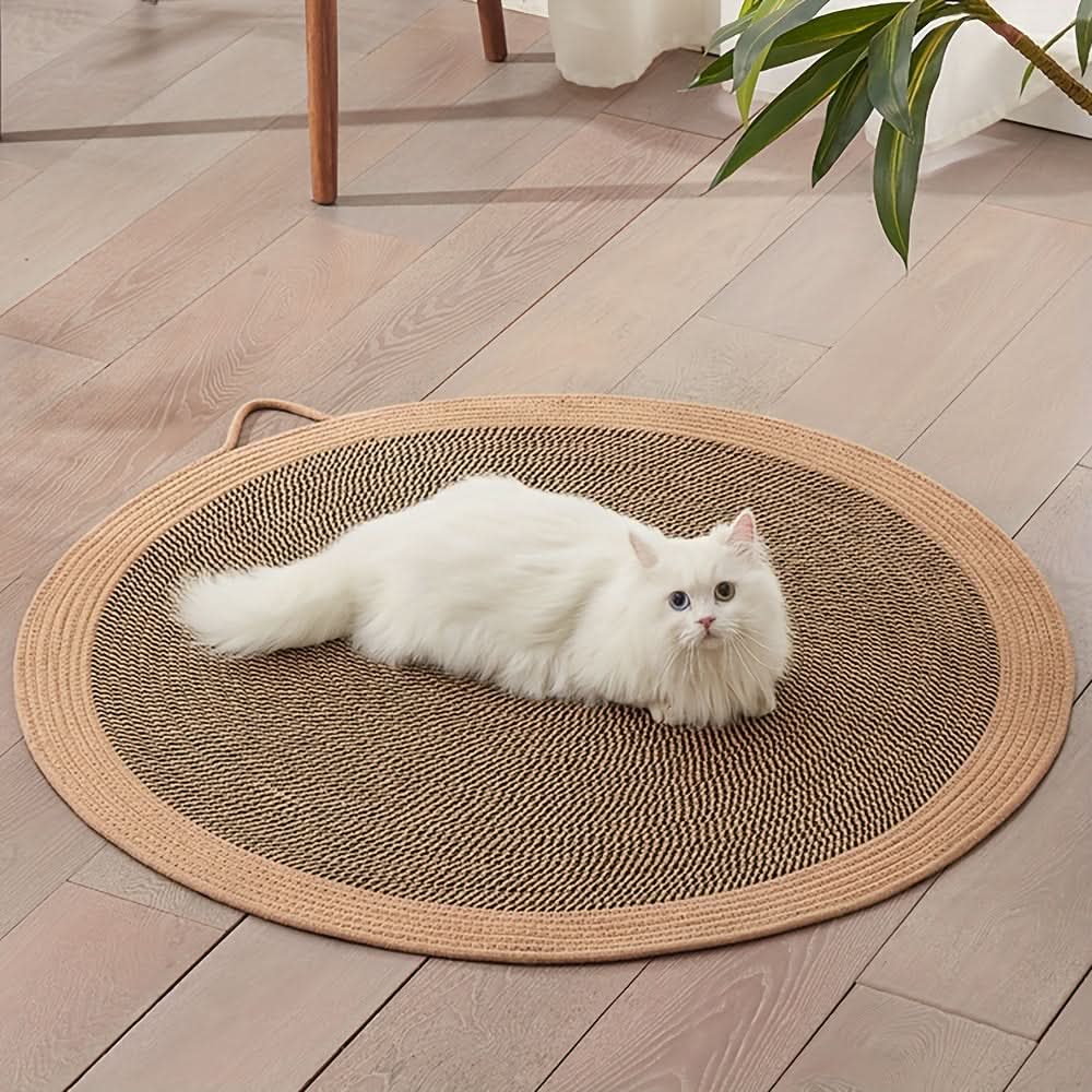 2-in-1 Cat Scratching Mat & Bed