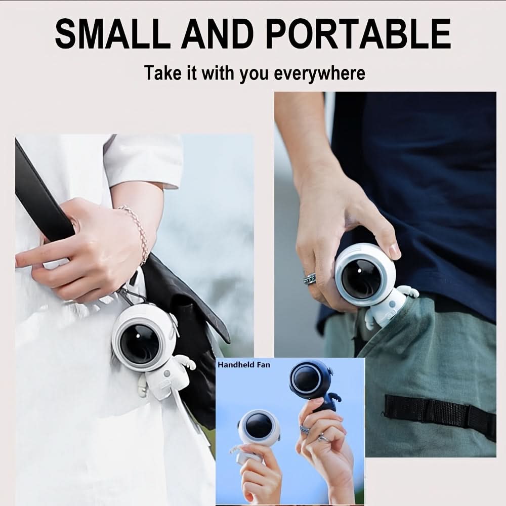 Portable Neck Fan – USB Rechargeable, Wearable Cooling Device